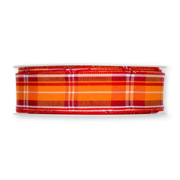 Karoband formbare Drahtkante orange/red Hauptbild Detail