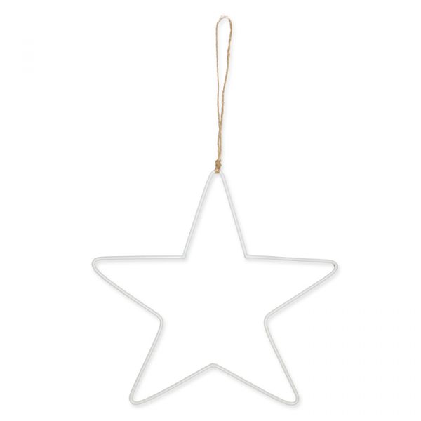 Drahtform "Stern" 46336 white Hauptbild Detail