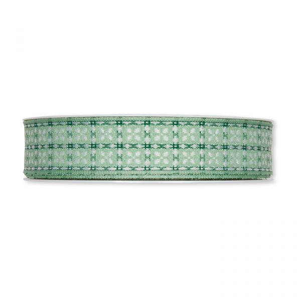 Dekorationsband "Mosaik" 4730 mint/white/green Hauptbild Detail