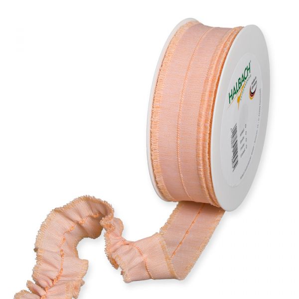 Dekorationsband  / raffbar durch eingewebte Kordel 5111 apricot Hauptbild Listing