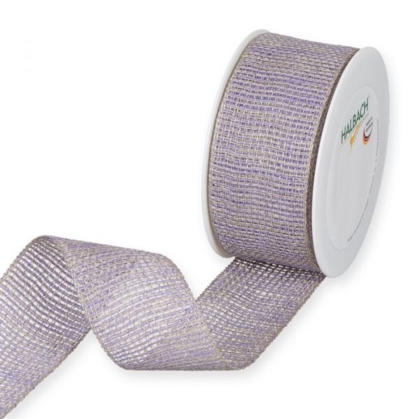 Leinen-Gitterband, farbig 5678 lilac Hauptbild Listing