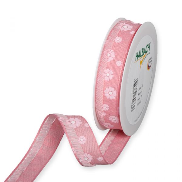 Druckband "Blüten" 588 pale pink/rose Hauptbild Listing