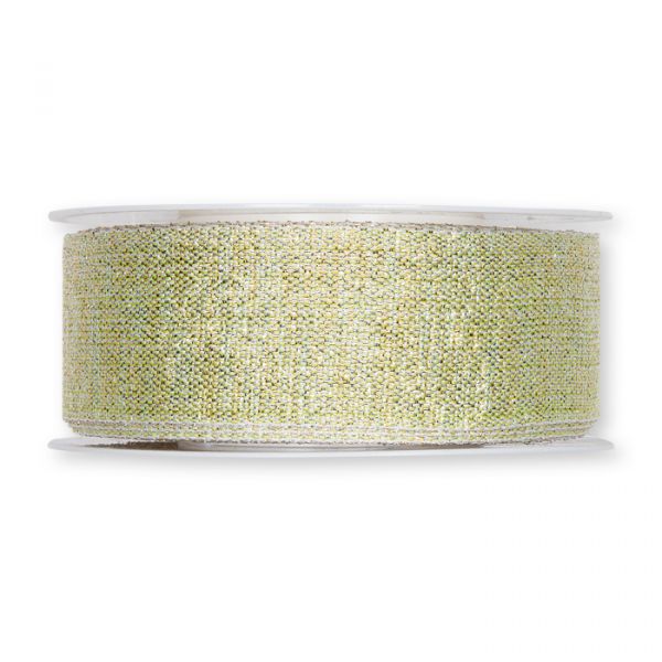 Lurex-Band 5891 pale green/gold/silver Hauptbild Detail
