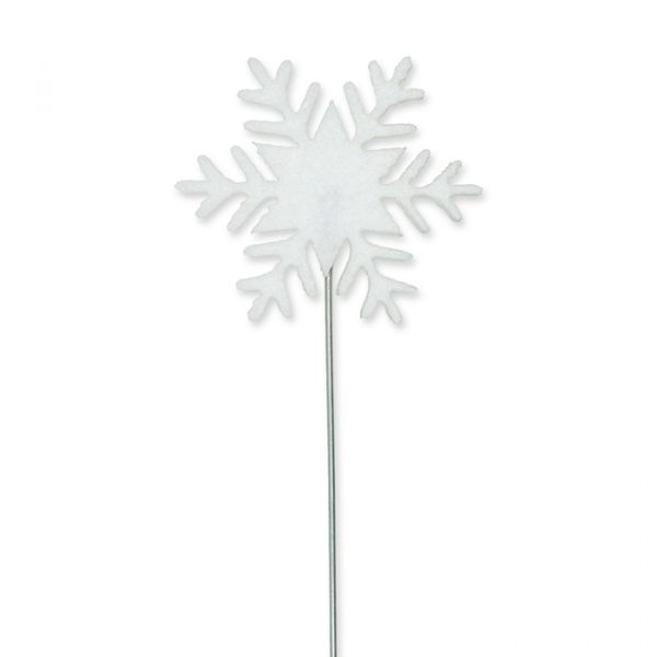 Mini-Stecker "Eiskristall" 61642 white Hauptbild Detail