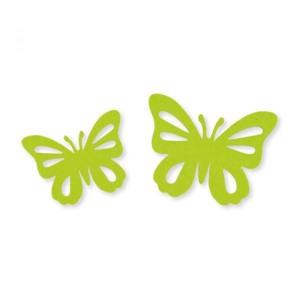 Filz-Sortiment "Schmetterlinge" 2 Größen im Set spring green Hauptbild Detail