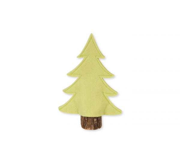 Aufsteller "Filz-Tannenbaum"mit Naturholzstamm 63023 pale green Hauptbild Detail