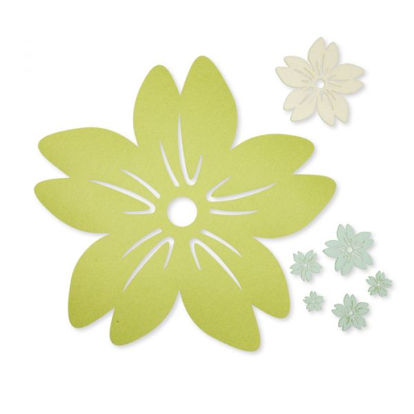 Tischdeko-Set "Blüten" 63043 pale green/cream/light mint Hauptbild Detail