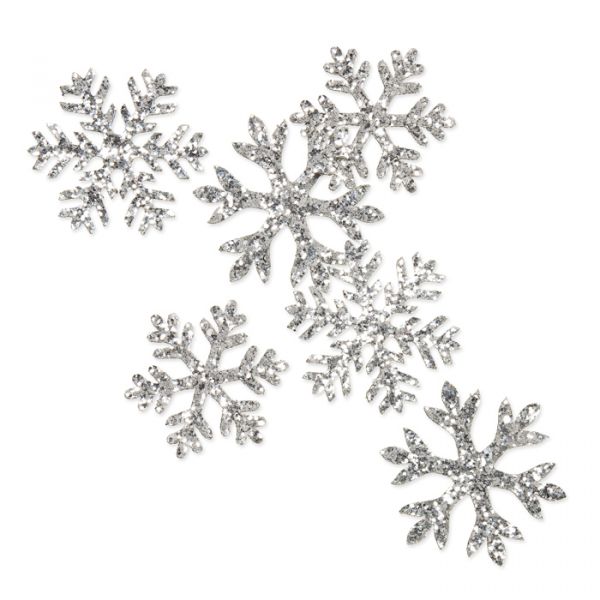 Glitter-Sortiment "Eiskristalle" 63241 silver Hauptbild Listing