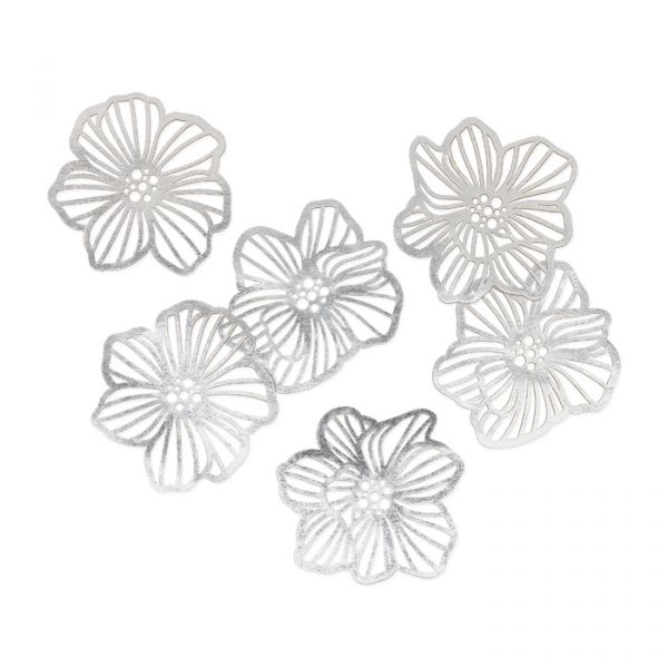 Paper Cutting "Blüten" silver Hauptbild Listing