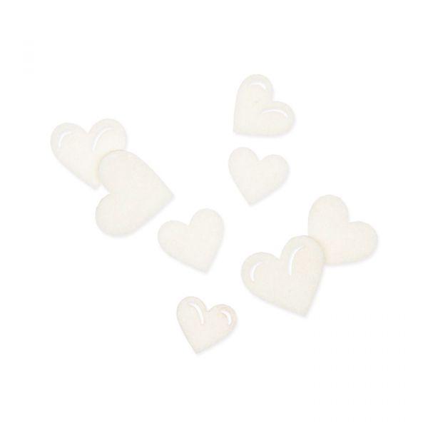 Filzsortiment "Herzchen" 63513 cream Hauptbild Listing