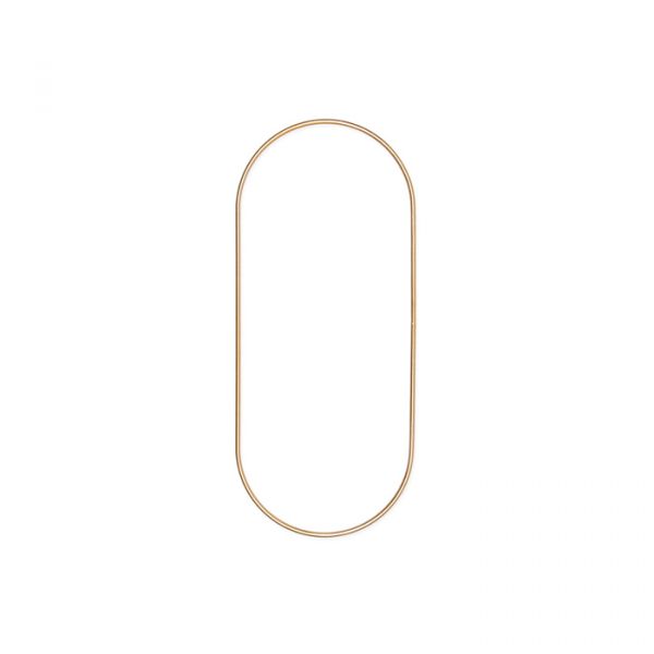 Metalldeko "Oval" 63542 gold Hauptbild Detail