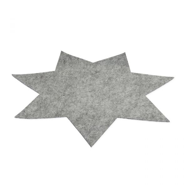 Filz-Tischset "Stern" light grey Hauptbild Listing