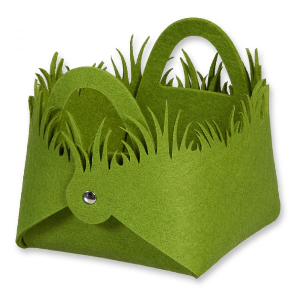 Filz-Körbchen "Wiese" 73628 grass green Hauptbild Detail