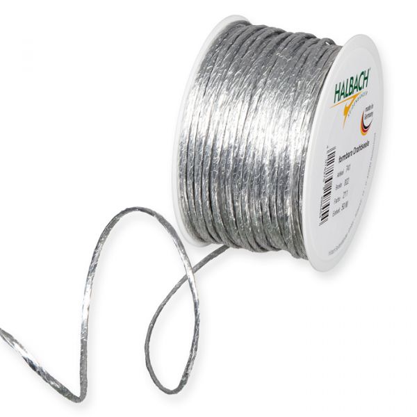 Metallic-Kordel mit Draht 741 silver Hauptbild Listing