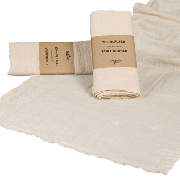 Tischläufer "Baumwoll-Optik" ca. 44 x 250 cm 74860 sand Hauptbild Listing