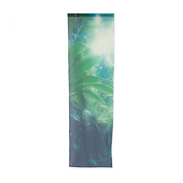 Voile Vorhang mit Digital-Motivdruck 75393 green/dark blue Hauptbild Detail
