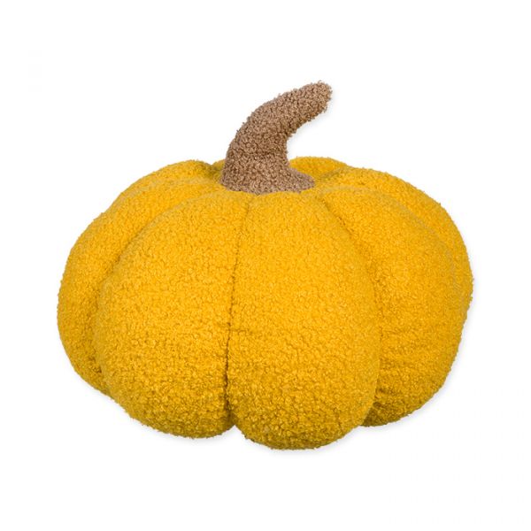 Dekokissen "Kürbis", Zierkissen, Herbstkissen 77004 honey yellow Hauptbild Detail
