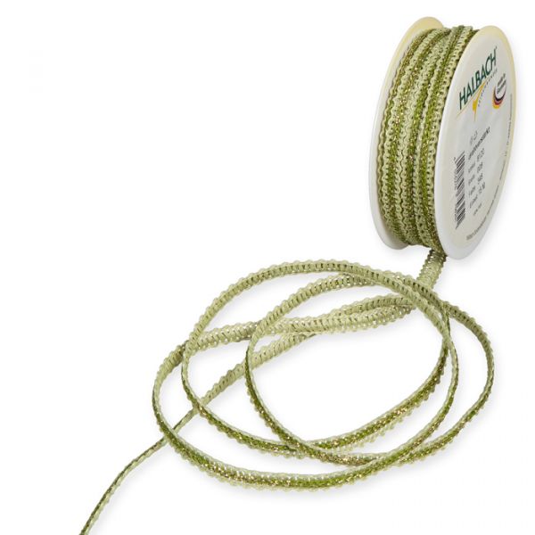 Weihnachtslitze mit Lurex 8120 green/pale green/gold Hauptbild Listing