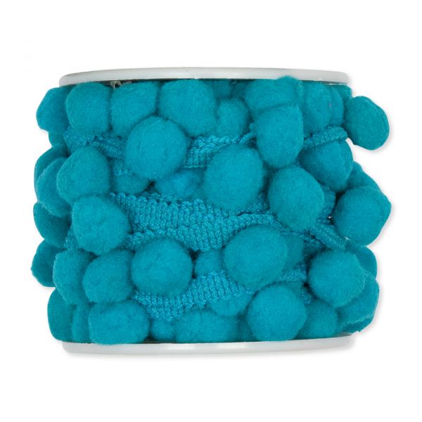 Pompon-Band 8500 turquoise Hauptbild Detail