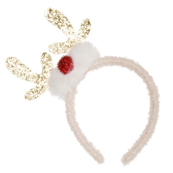 Weihnachtshaarreif "Elch", Kopfschmuck Weihnachten 88135 natural Hauptbild Detail