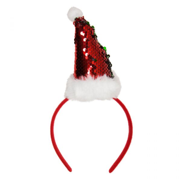 Weihnachtshaarreif "Nikolausmütze", Kopfschmuck Weihnachten 88136 red Hauptbild Detail