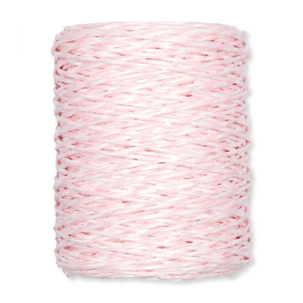 Papierkordel, 2-farbig rose/white Hauptbild Detail