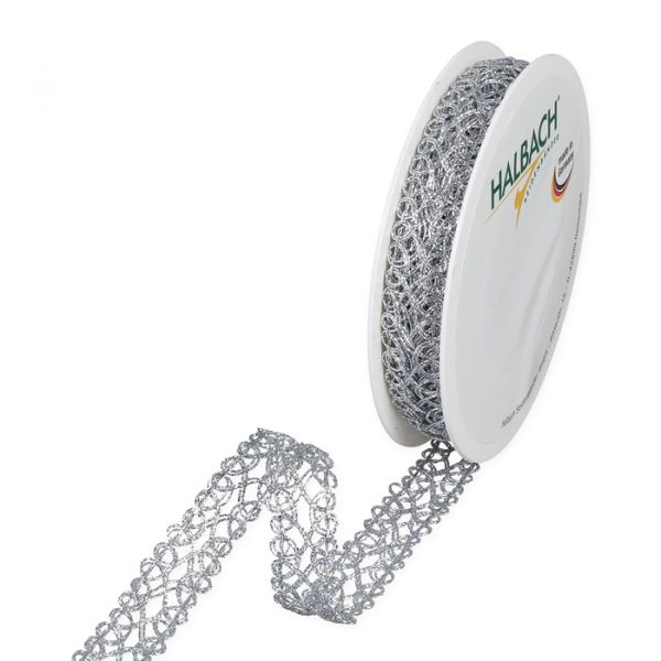 Schlaufen-Litze Lurex 9376 silver Hauptbild Listing