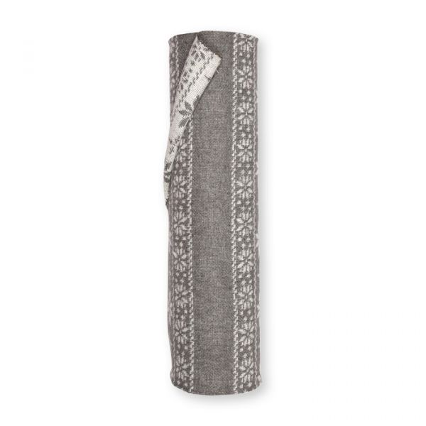 Dekostoff, Strick-Optik Norweger-Muster 9466 grey/white Hauptbild Detail