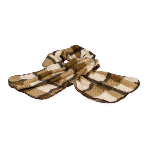 Schal "Karo", Winterschal, unisex Schal, Damenschal 96006 brown/natural/cream Hauptbild Detail