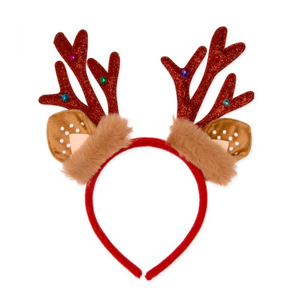 Weihnachtshaarreif "Elch" 96105 red Hauptbild Detail