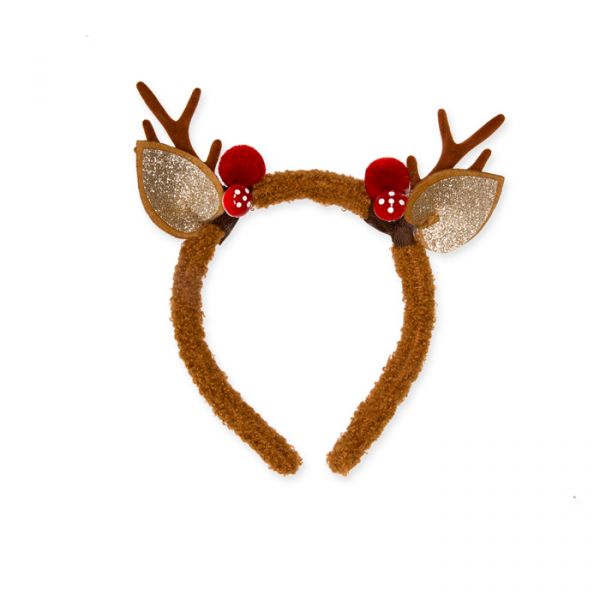 Weihnachtshaarreif "Elch" 96106 natural Hauptbild Detail