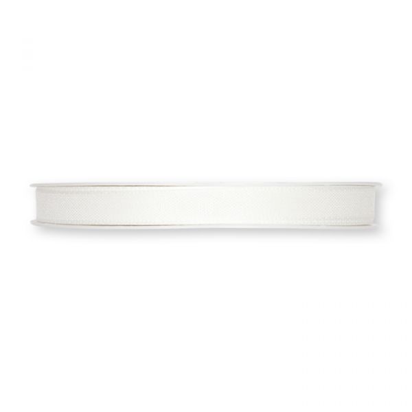 mattes Taftband / Baumwolloptik 9660 white Hauptbild Detail