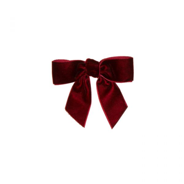 Fertigschleifen, Geschenkschleifen, Dekoschleifen, Samtschleifen 97001 wine red Hauptbild Detail