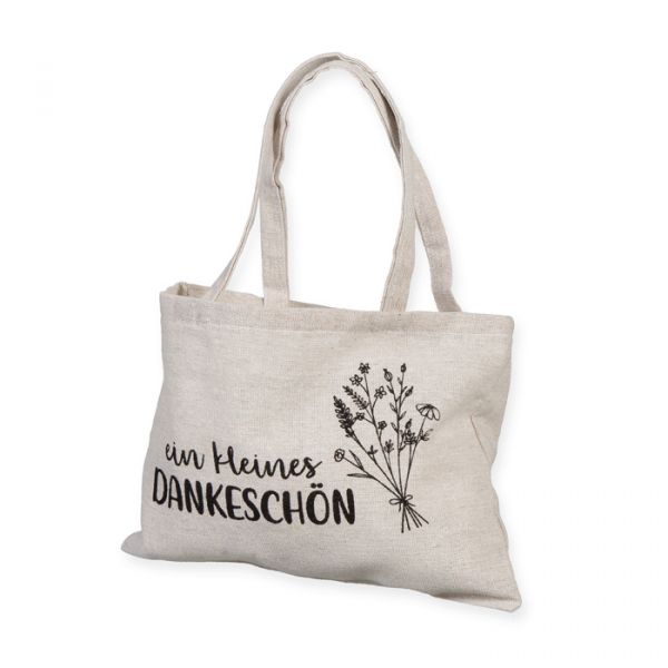 Geschenktasche "ein kleines DANKESCHÖN" 98141 natural/black Hauptbild Listing