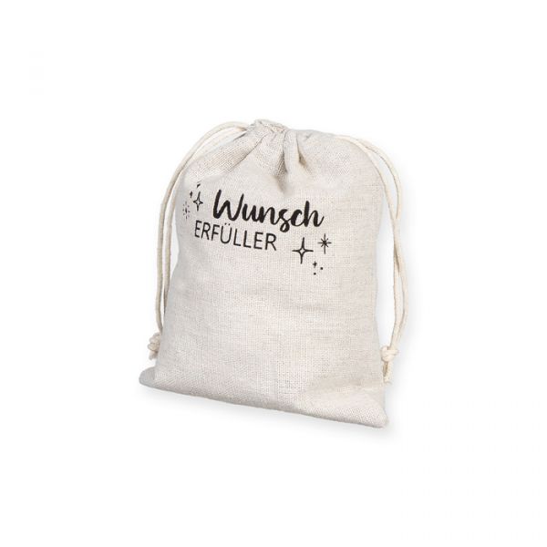 Geschenkbeutel "Wunsch ERFÜLLER" 98158 natural/black Hauptbild Listing