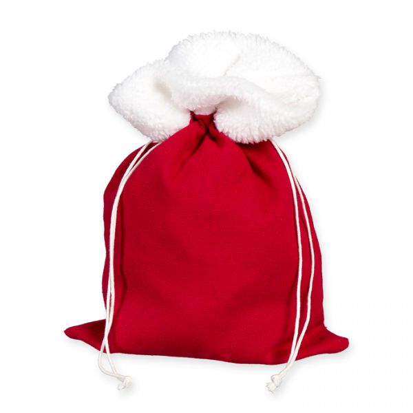 Geschenkbeutel "Nikolaus" mit Kunstfell 98161 red Hauptbild Listing