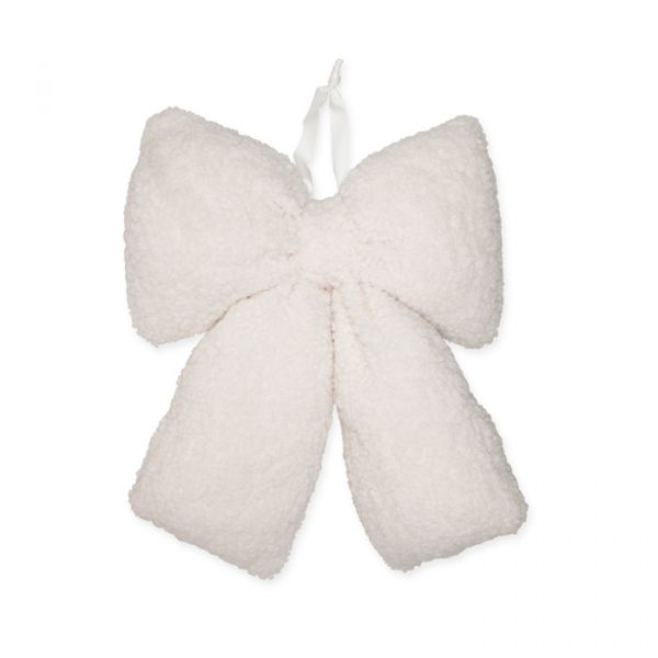 große Schleife "Teddy", Weihnachtsdeko Schleife 98176 cream Hauptbild Detail