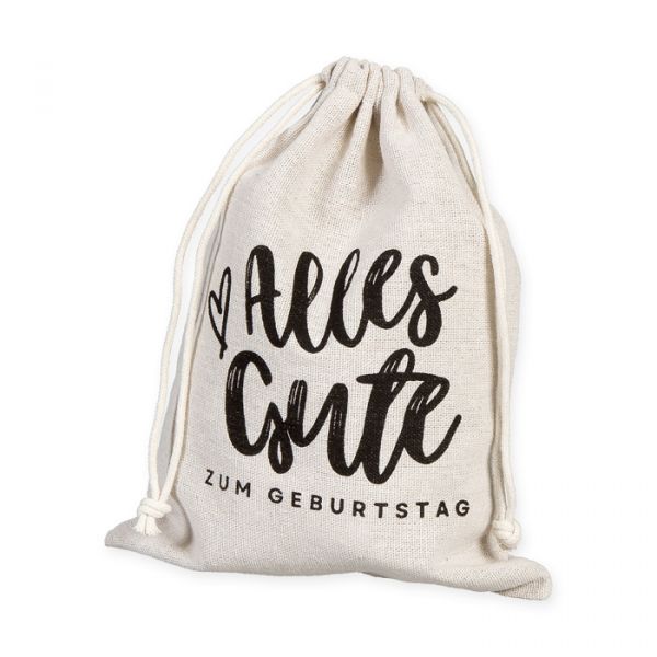 Geschenkbeutel "Alles Gute" 98179 natural/black Hauptbild Listing