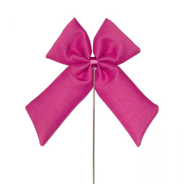 Drahtstecker "Schleife", Dekoschleife, Outdoor-Schleife, Fertigschleife 98192 pink Hauptbild Detail