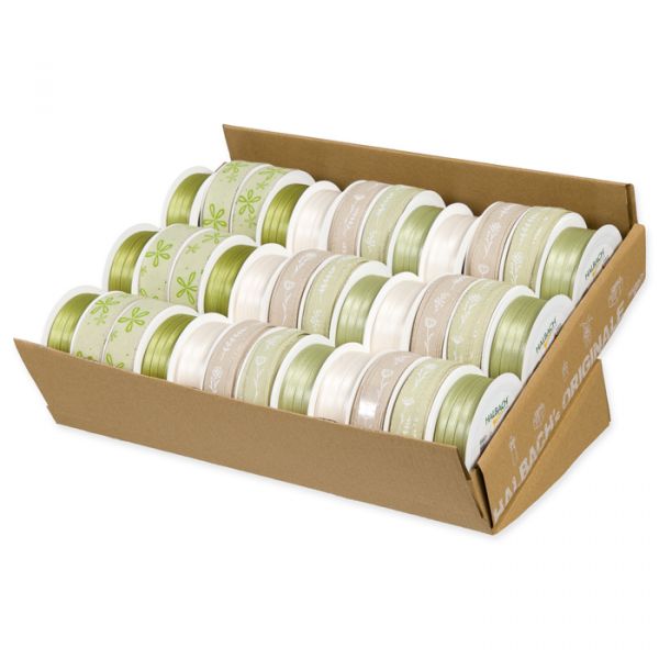 Retail-Sortiment 36 Rollen SETD100 green/natural/cream Hauptbild Detail