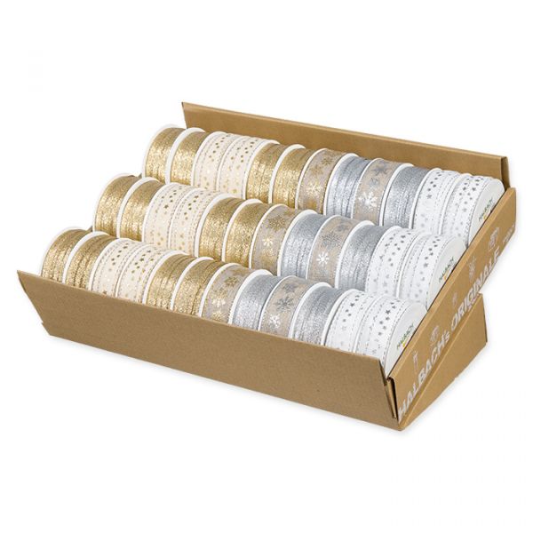 Retail-Sortiment 36 Rollen SETW102 gold/cream/silver/white Hauptbild Detail